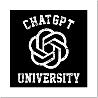 ChatGPT University Posters and Art